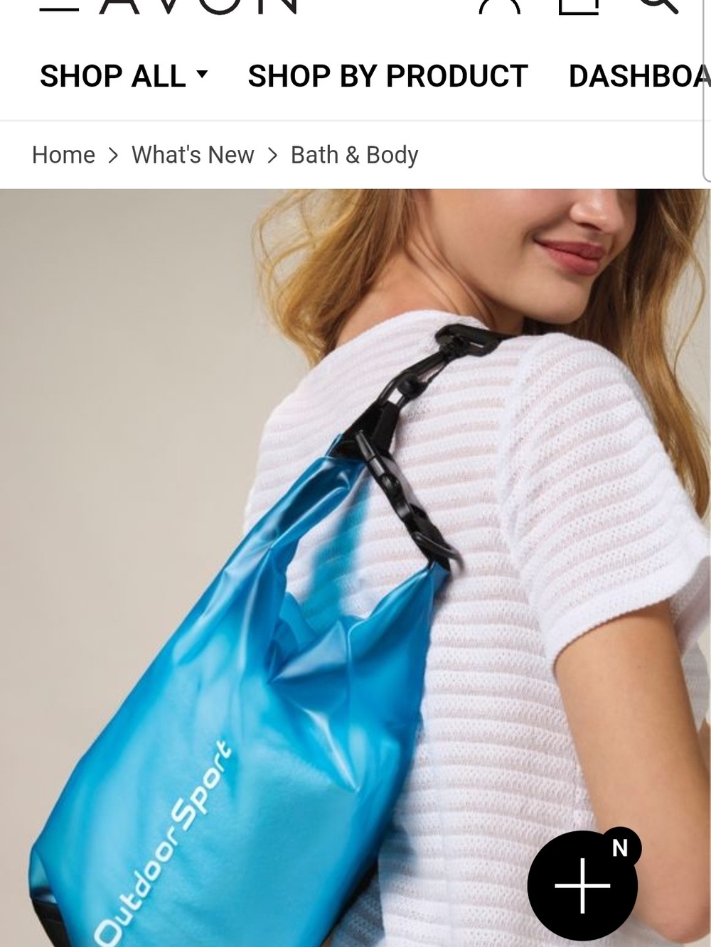 FREE Avon Outdoor Sport Dry Bag W/ Black Strap When You Purchase 2 Sun Items